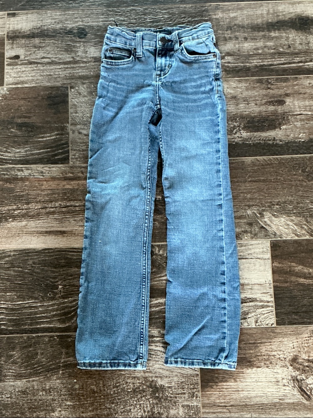 Wrangler Kids Blue Slim-Leg Jeans
